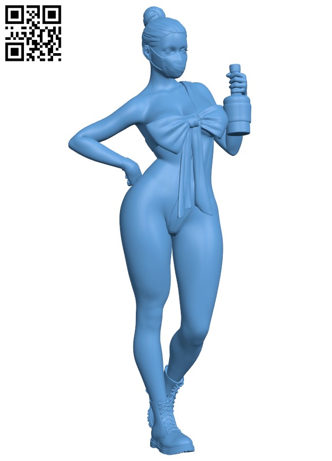Mask girl H004281 file stl free download 3D Model for CNC and 3d printer