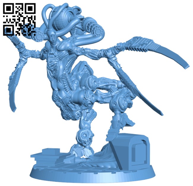 Mechanical Hive Pugnator Form H004434 file stl free download 3D Model for CNC and 3d printer