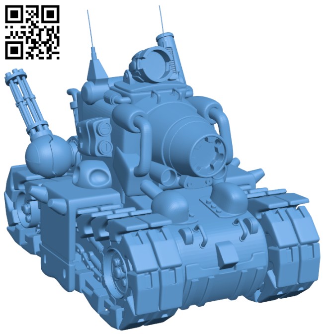 Metal Slug Tank H004569 file stl free download 3D Model for CNC and 3d printer