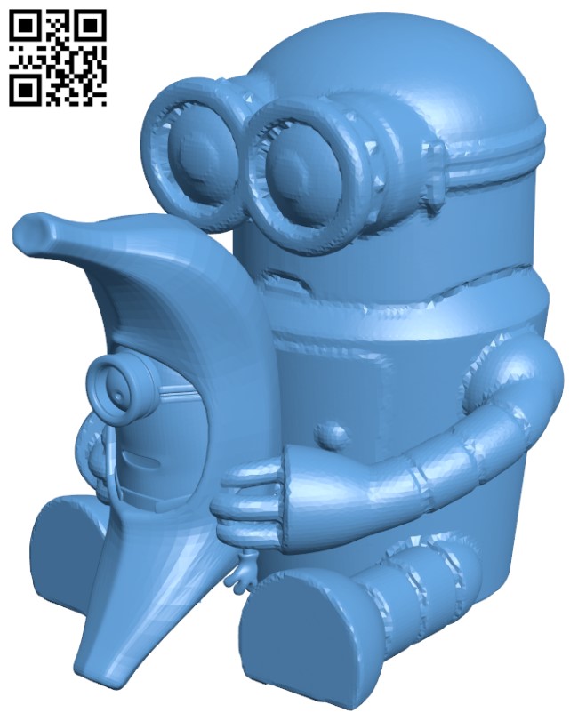 Minion robot H004846 file stl free download 3D Model for CNC and 3d printer