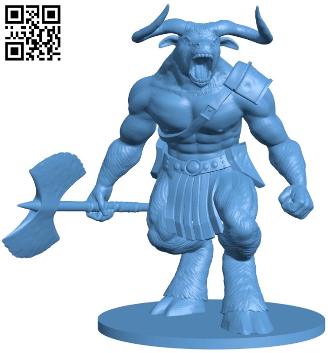 Minotaur H004724 file stl free download 3D Model for CNC and 3d printer