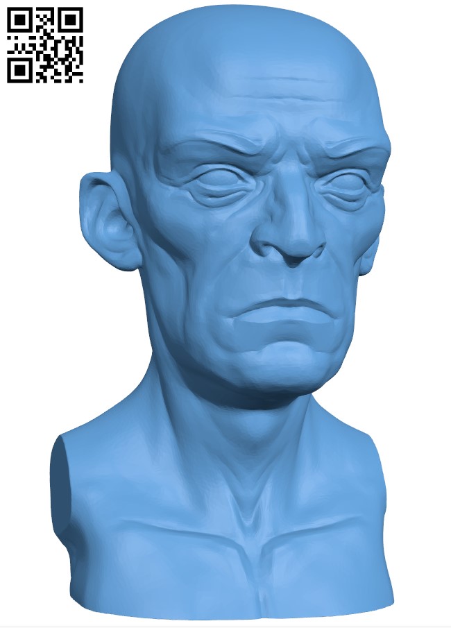 Moreau bust H004442 file stl free download 3D Model for CNC and 3d printer