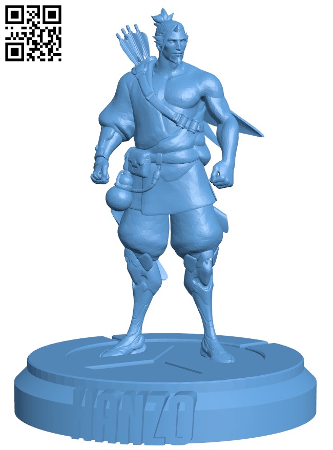 Overwatch Hanzo H004575 file stl free download 3D Model for CNC and 3d printer
