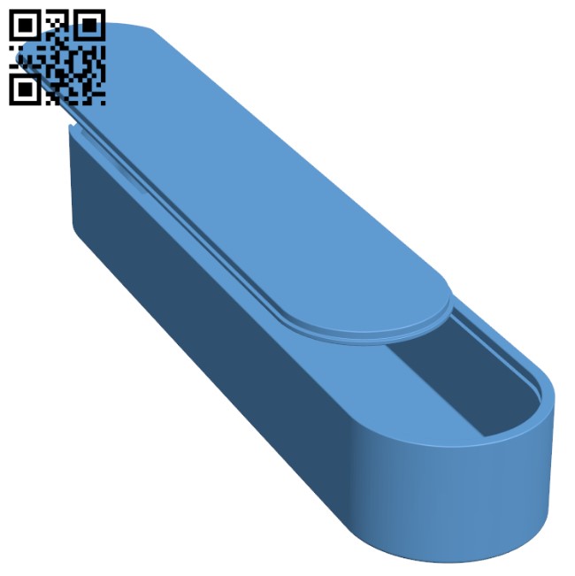 Pencil case H004351 file stl free download 3D Model for CNC and 3d printer