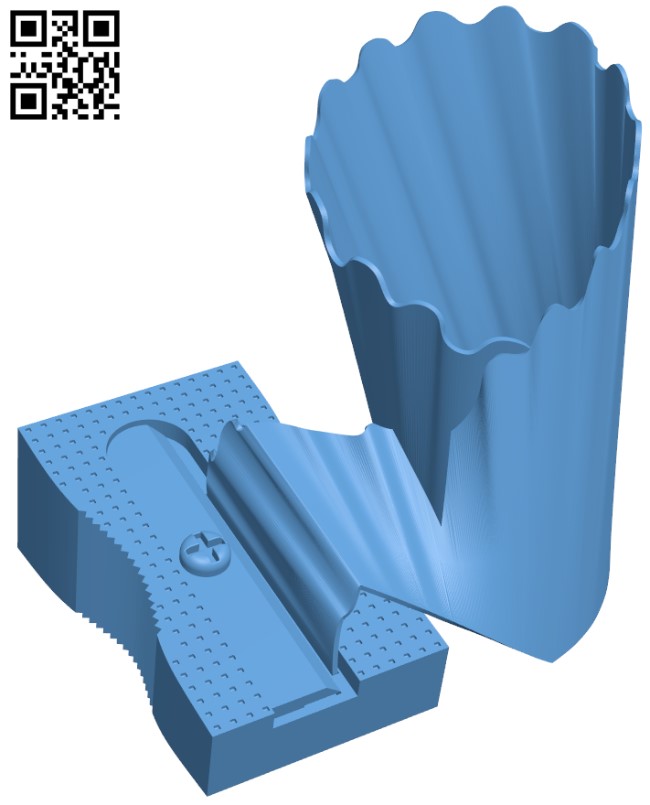 Pencil sharpener desk tidy H004352 file stl free download 3D Model for CNC and 3d printer