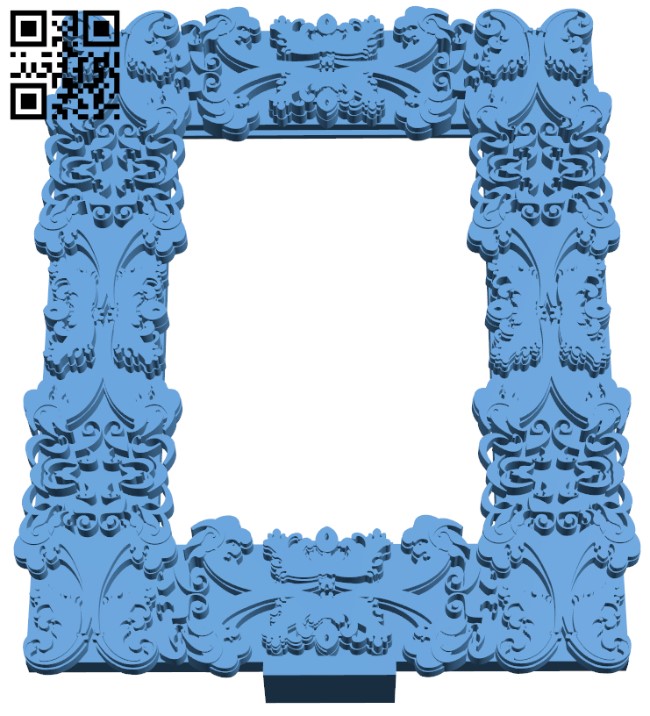 Photo Frame H004357 file stl free download 3D Model for CNC and 3d printer