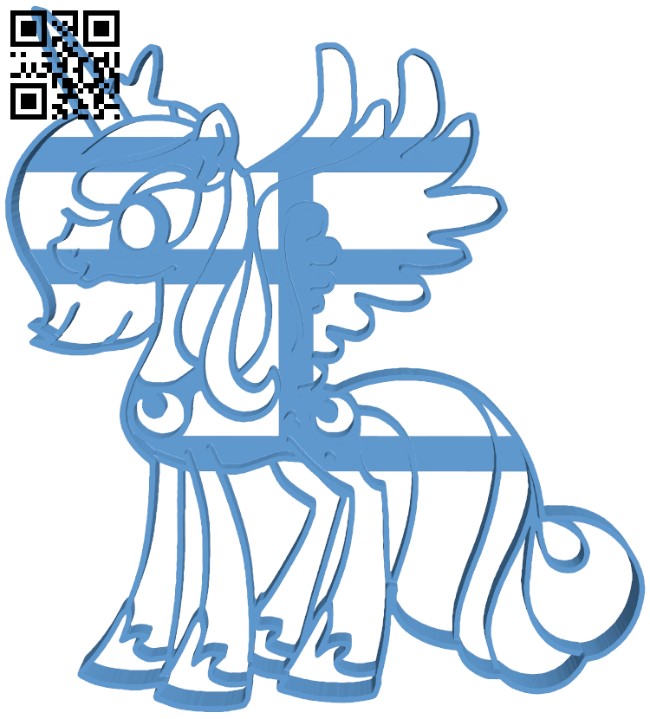 Princess Luna Cookie Cutter H004748 file stl free download 3D Model for CNC and 3d printer