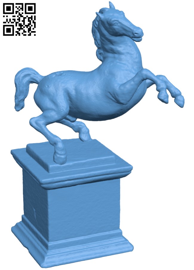 Rearing Horse H004651 file stl free download 3D Model for CNC and 3d printer