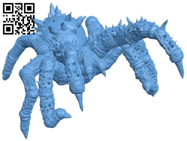 Rock Spider H004455 file stl free download 3D Model for CNC and 3d printer