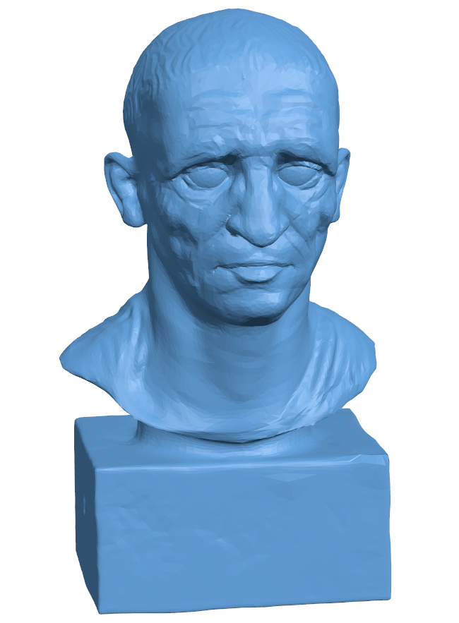 Roman bust H004583 file stl free download 3D Model for CNC and 3d printer