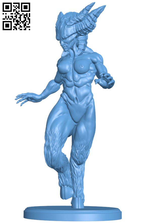 She Demon H004363 file stl free download 3D Model for CNC and 3d printer