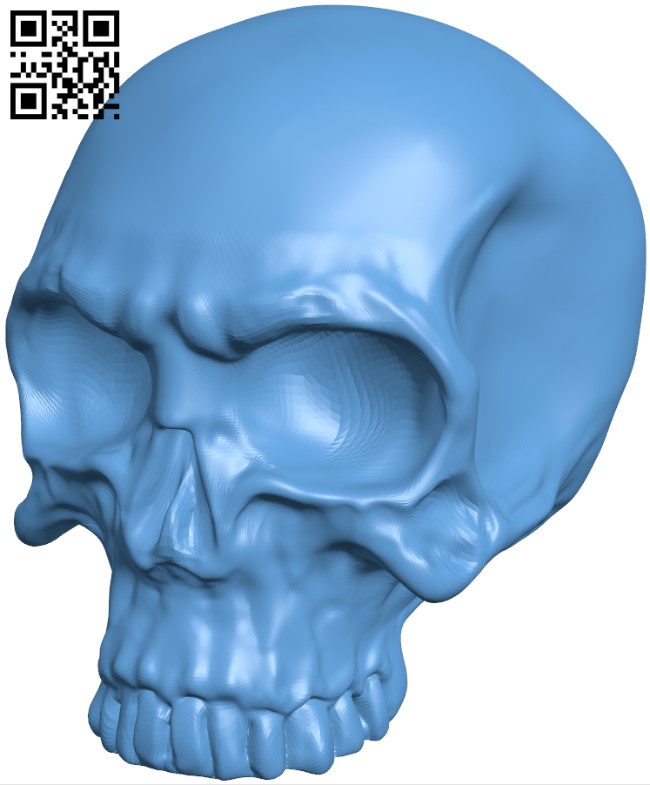 Skull H004226 file stl free download 3D Model for CNC and 3d printer