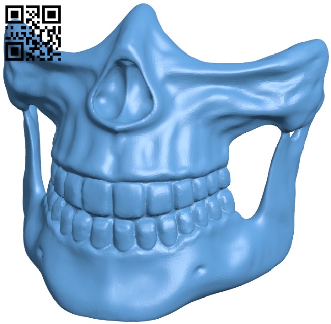 Skull Mask H004183 file stl free download 3D Model for CNC and 3d printer