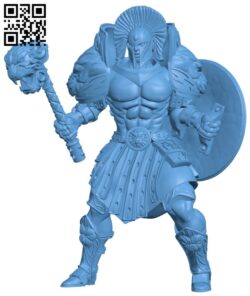Spartancast Shield And Hammer Warrior