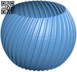 Sphere Planter Striped