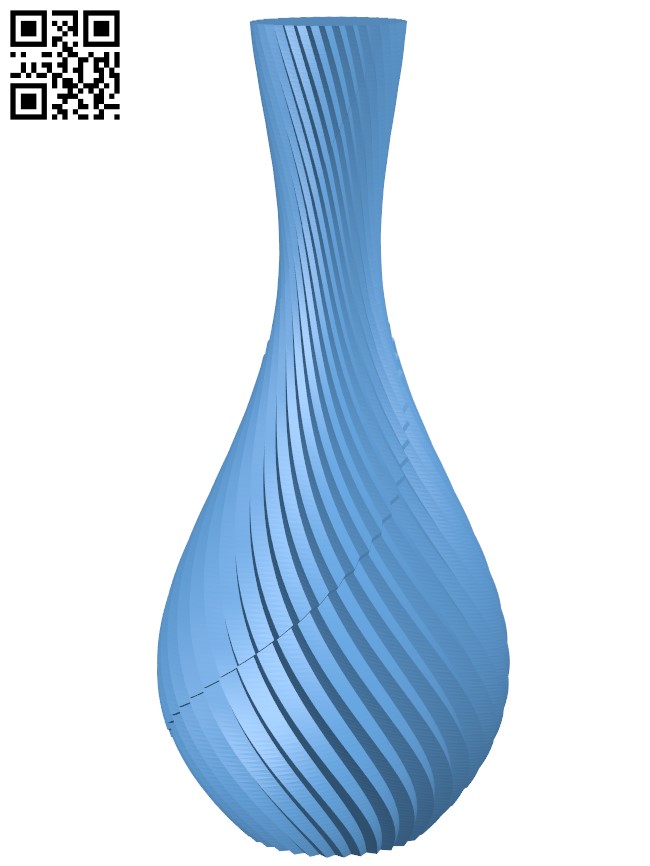 Spiral Twin Vase H004759 file stl free download 3D Model for CNC and 3d printer