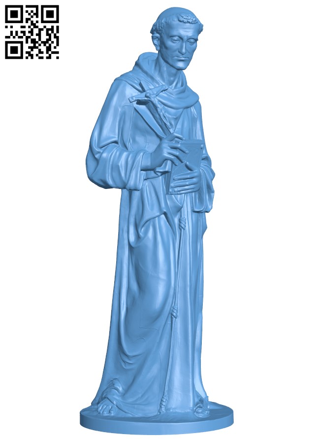 St Francis of Assisi H004589 file stl free download 3D Model for CNC and 3d printer