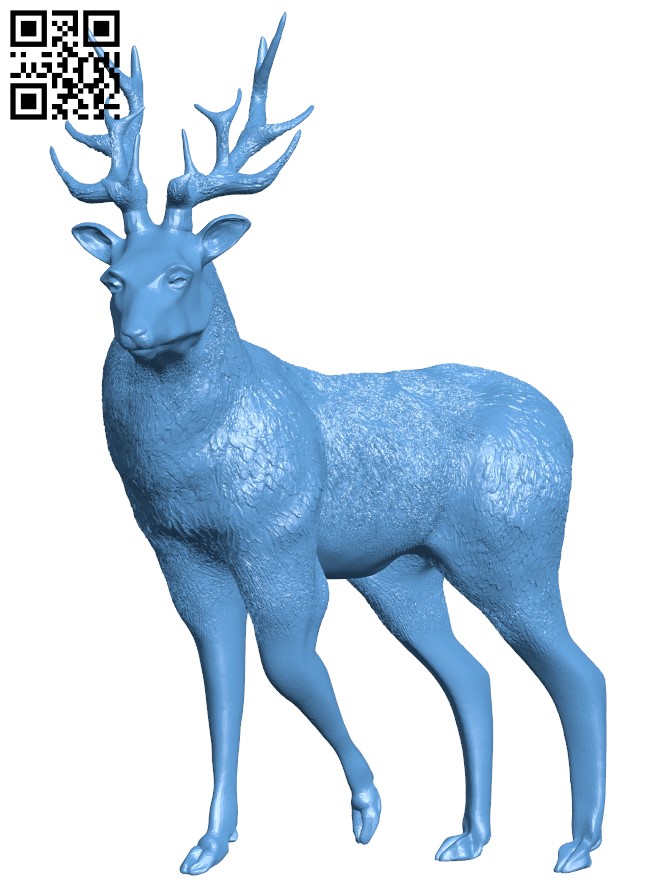 Stag H004185 file stl free download 3D Model for CNC and 3d printer