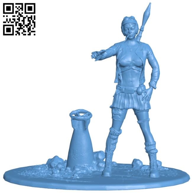 Tank Girl H004594 file stl free download 3D Model for CNC and 3d printer