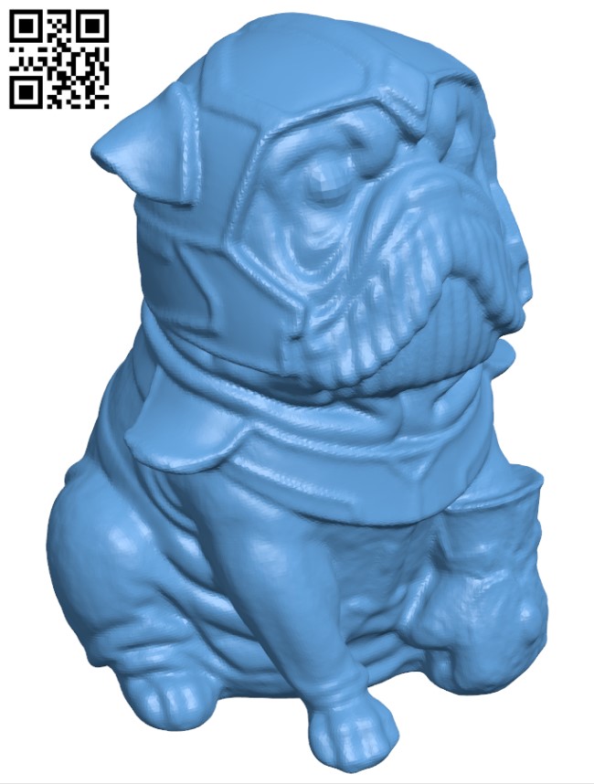 Thanos Shaped Bulldog H004236 file stl free download 3D Model for CNC and 3d printer