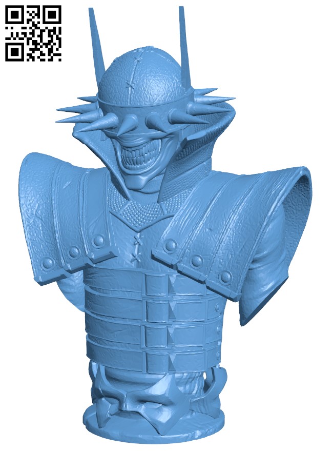 The Batman Who Laughs H004765 file stl free download 3D Model for CNC and 3d printer