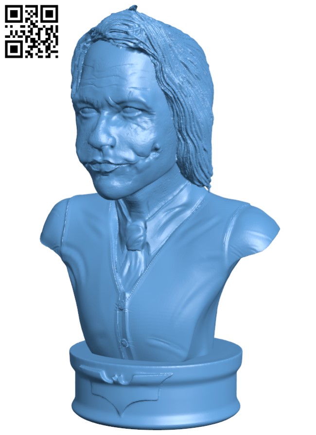 The Joker H004305 file stl free download 3D Model for CNC and 3d printer