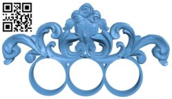 Three Finger Baroque Ring