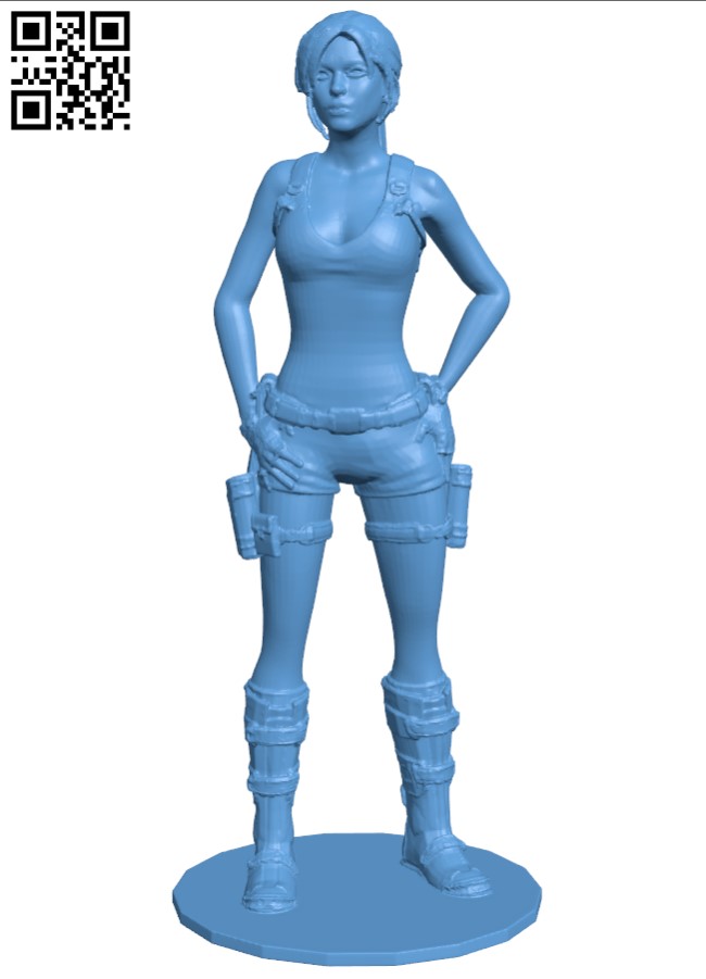 Tomb Raider H004595 file stl free download 3D Model for CNC and 3d printer