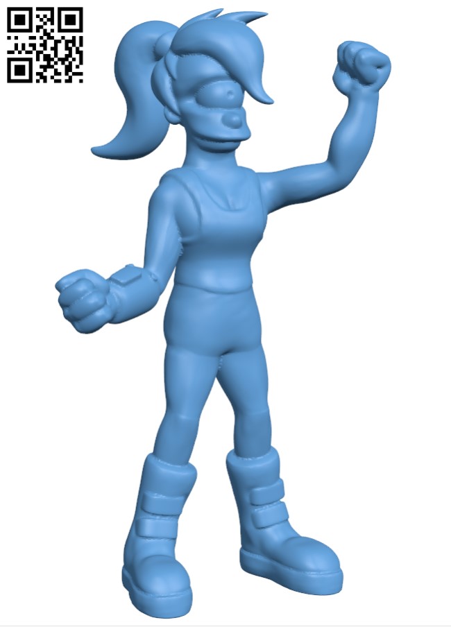 Turanga Leela H004596 file stl free download 3D Model for CNC and 3d printer