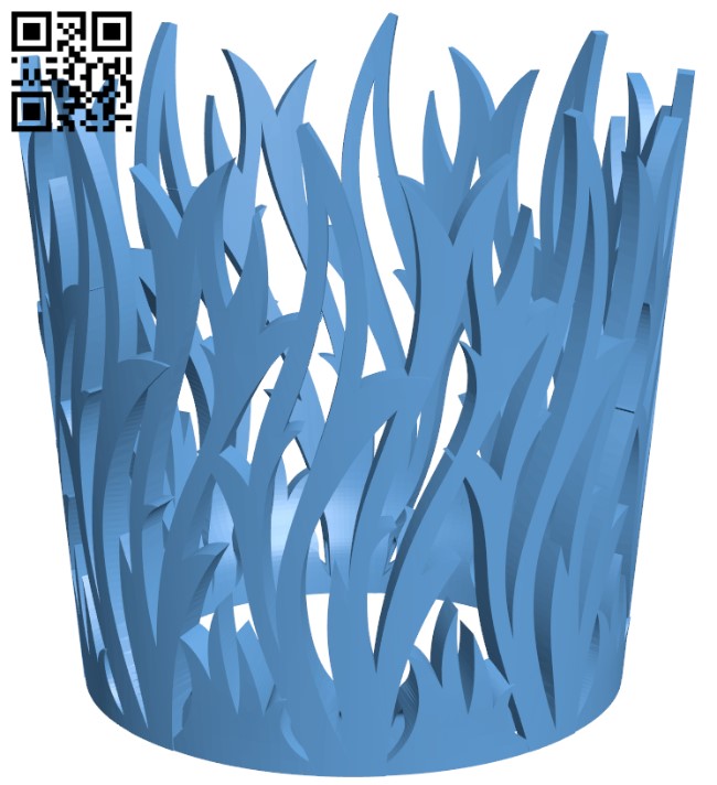 Twig Vase H004764 file stl free download 3D Model for CNC and 3d printer