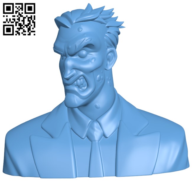 Two-Face bust H004304 file stl free download 3D Model for CNC and 3d printer