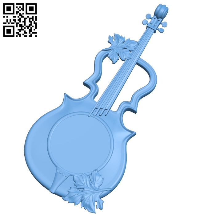 Violin-shaped clock