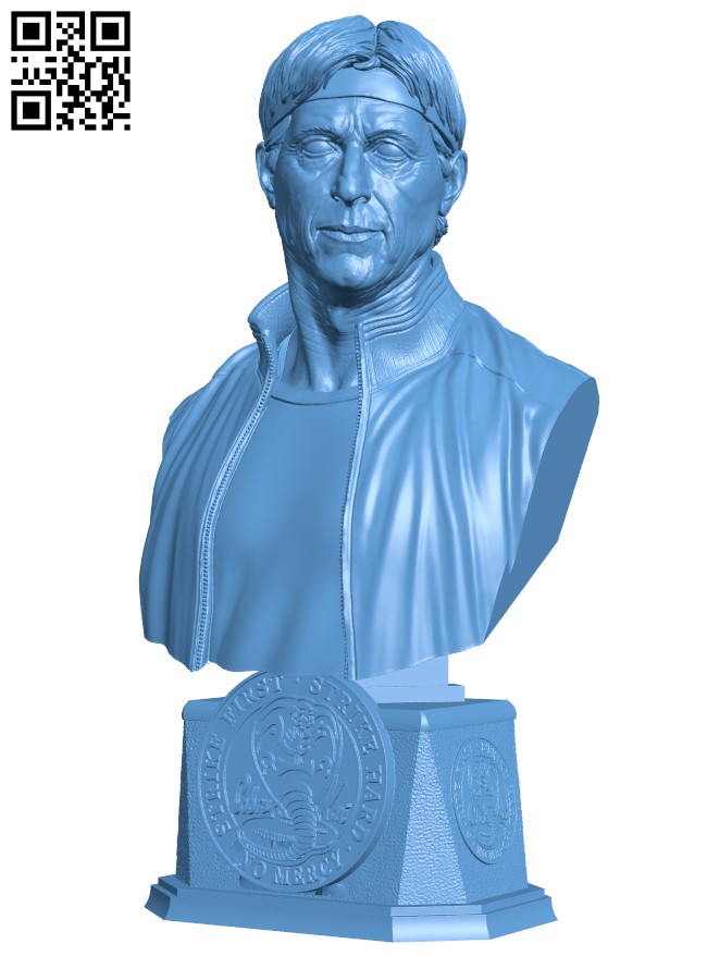 William Zabka - Sensei Johnny Lawrence H004667 file stl free download 3D Model for CNC and 3d printer