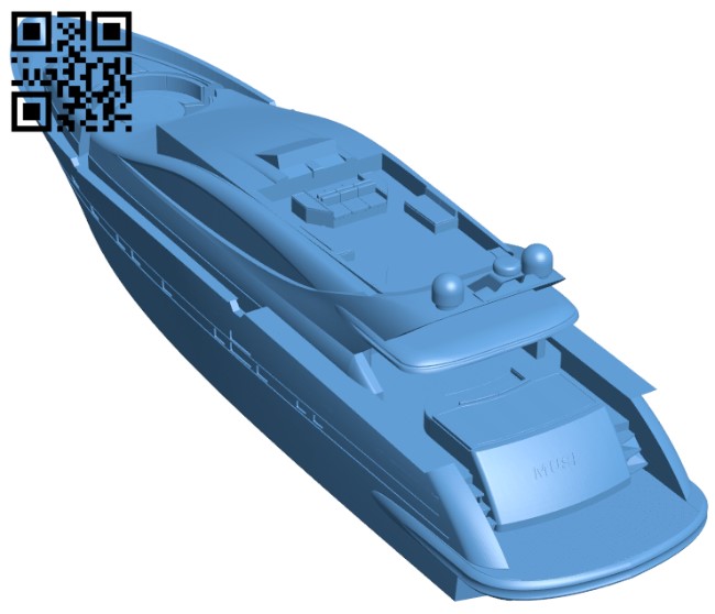 Yacht H004783 file stl free download 3D Model for CNC and 3d printer