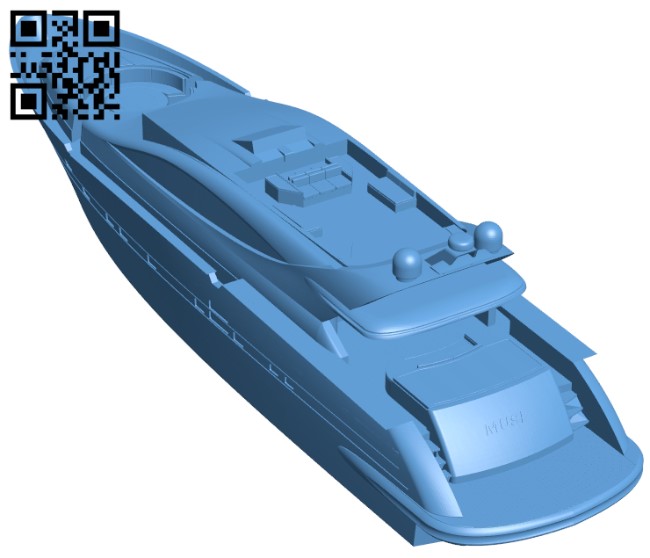 yacht 3d model free