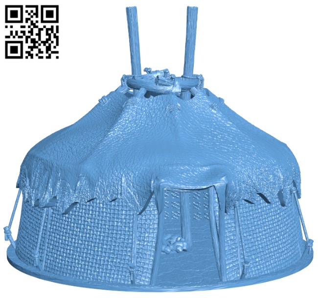 Yurt H004787 file stl free download 3D Model for CNC and 3d printer