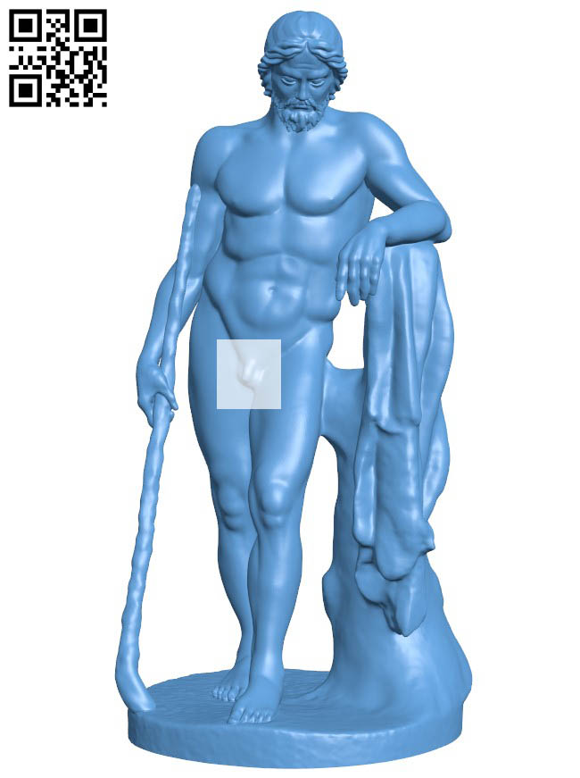 Aristaeus, god of gardens H004851 file stl free download 3D Model for CNC and 3d printer