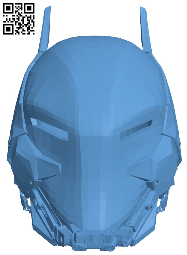 Arkham Knight Helmet H005030 file stl free download 3D Model for CNC and 3d printer