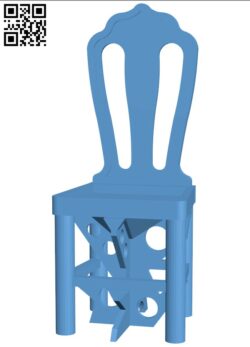 Barbie Chair H005332 file stl free download 3D Model for CNC and 3d printer
