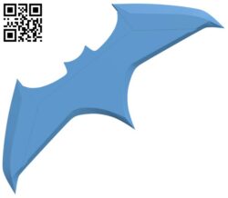 Batarang H005453 file stl free download 3D Model for CNC and 3d printer