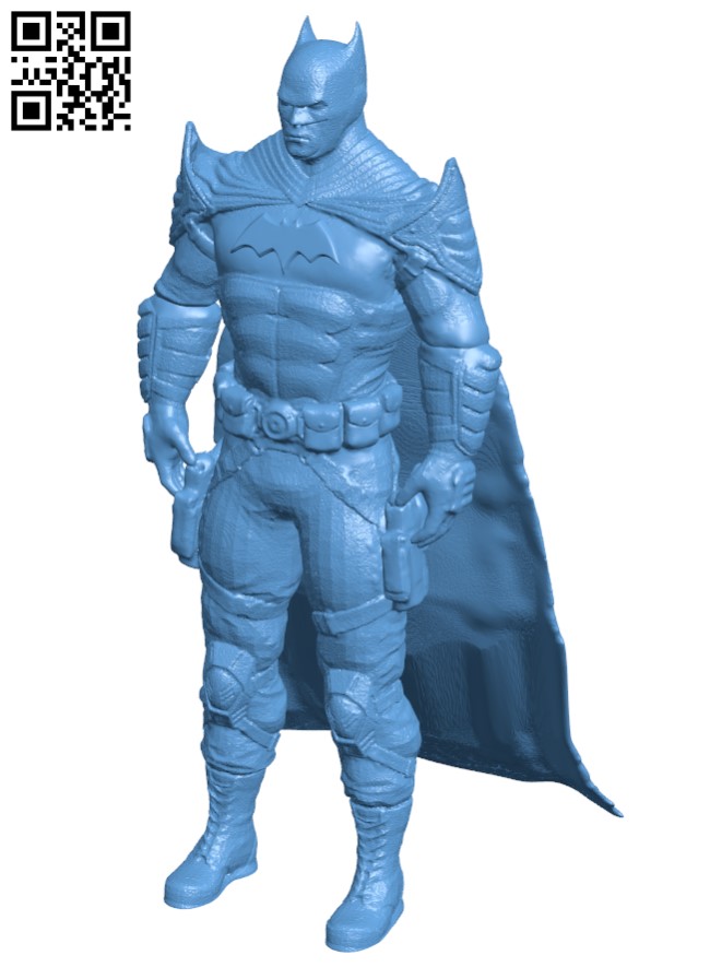 Batman - Superhero H005454 file stl free download 3D Model for CNC and 3d printer