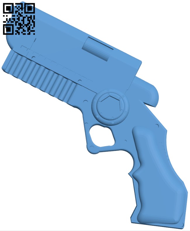 Batman's Grapple Gun H005211 file stl free download 3D Model for CNC and 3d printer