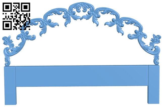 Bed frame pattern T0000013 download free stl files 3d model for CNC wood carving