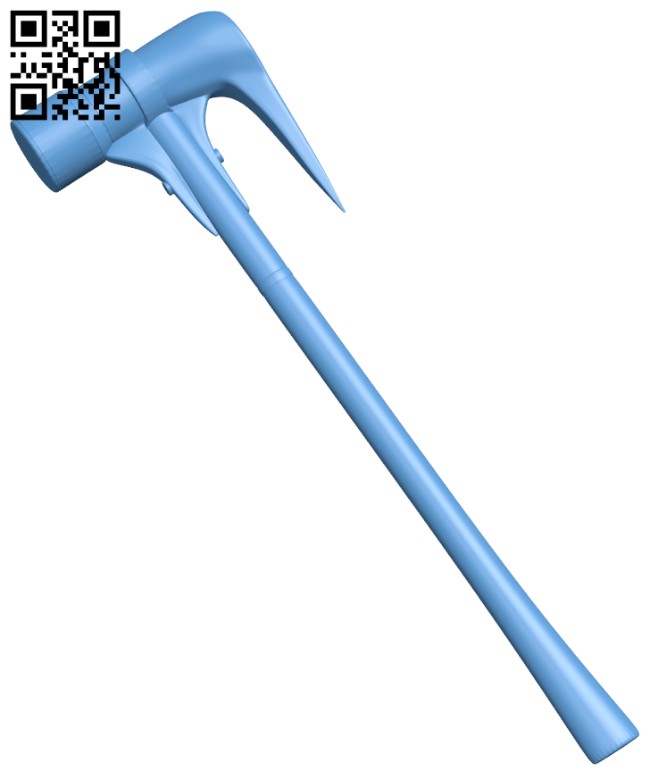 Beskar Hammer H005040 file stl free download 3D Model for CNC and 3d printer