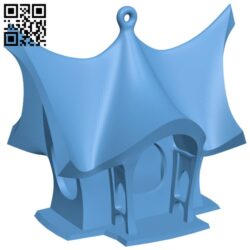 Bird house and feeder H005575 file stl free download 3D Model for CNC and 3d printer