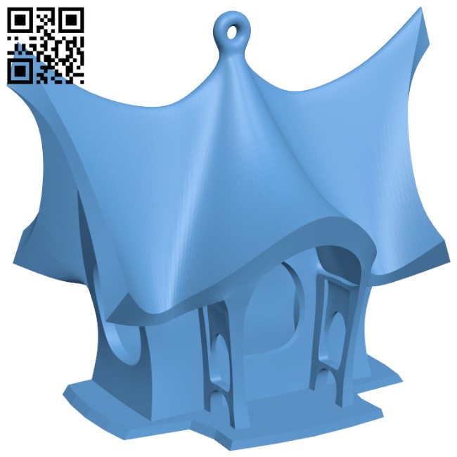 Bird house and feeder H005575 file stl free download 3D Model for CNC and 3d printer