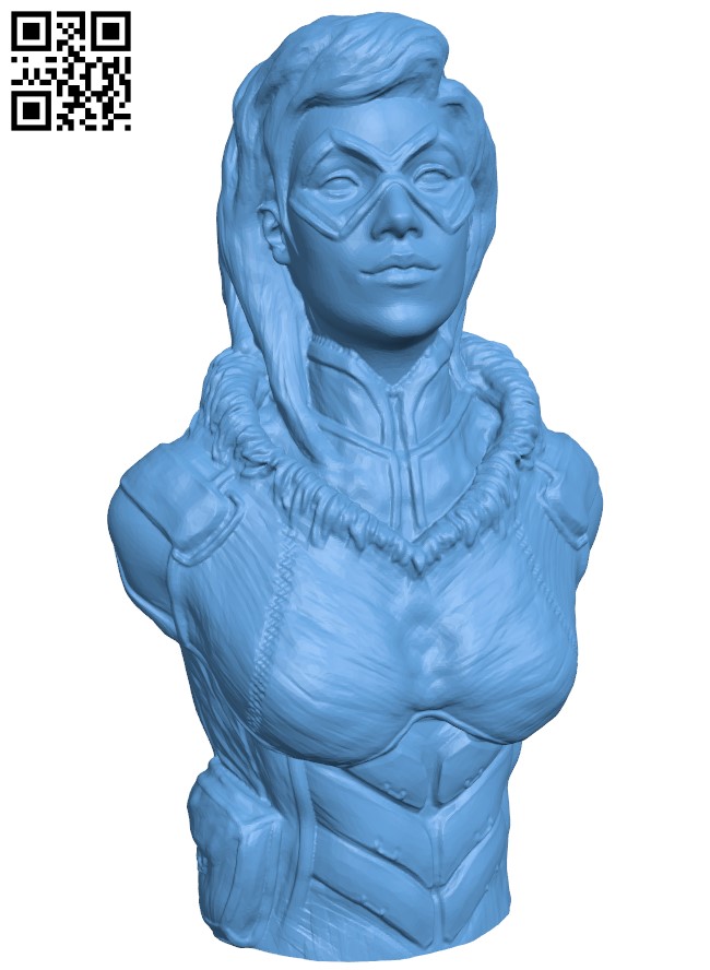 Black Cat - Women H004975 file stl free download 3D Model for CNC and 3d printer