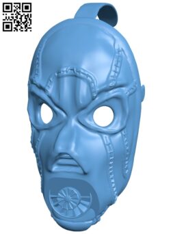 Borderlands Psycho Wearable Mask H005629 file stl free download 3D Model for CNC and 3d printer