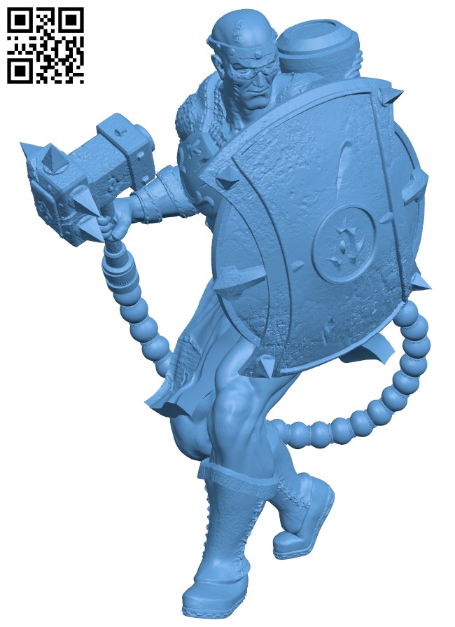 Bratius - Altorian Hammer Guard H004856 file stl free download 3D Model for CNC and 3d printer