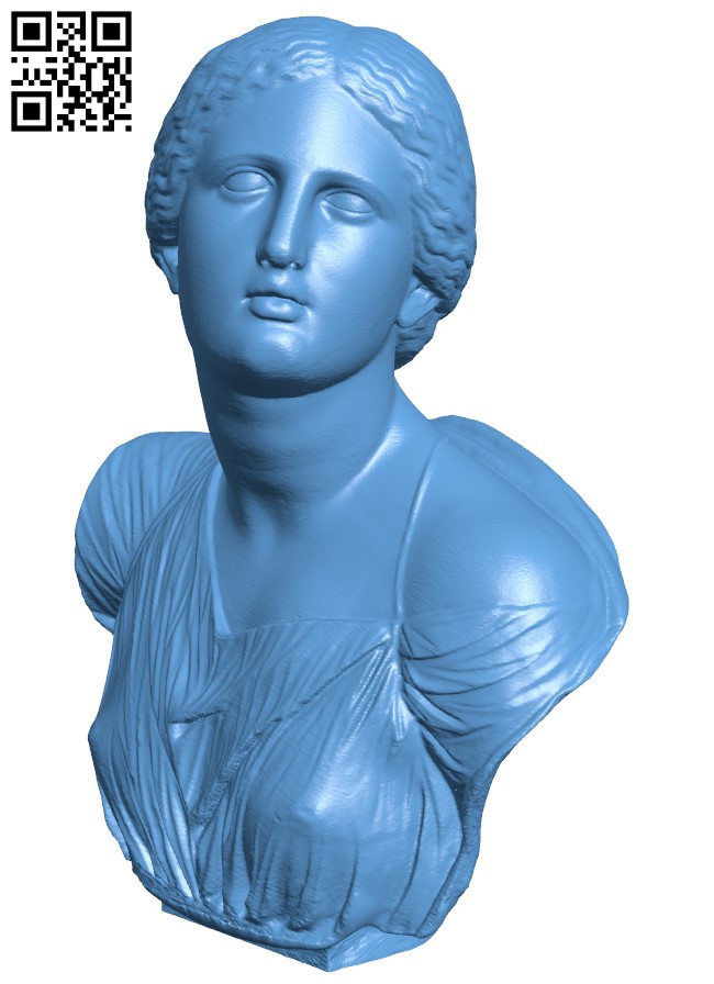 Bust from The Daughters of Niobe H005213 file stl free download 3D Model for CNC and 3d printer